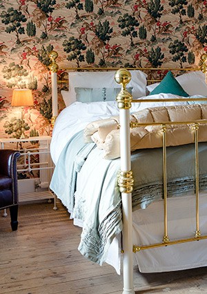 george iron and brass bed 
