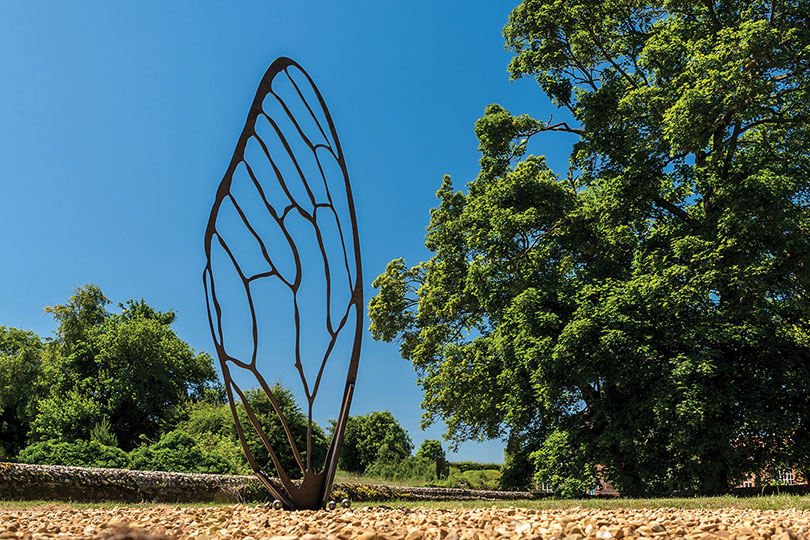 bespoke bee wing sculpture
