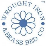 The Wrought Iron & Brass Bed Co daisy emblem