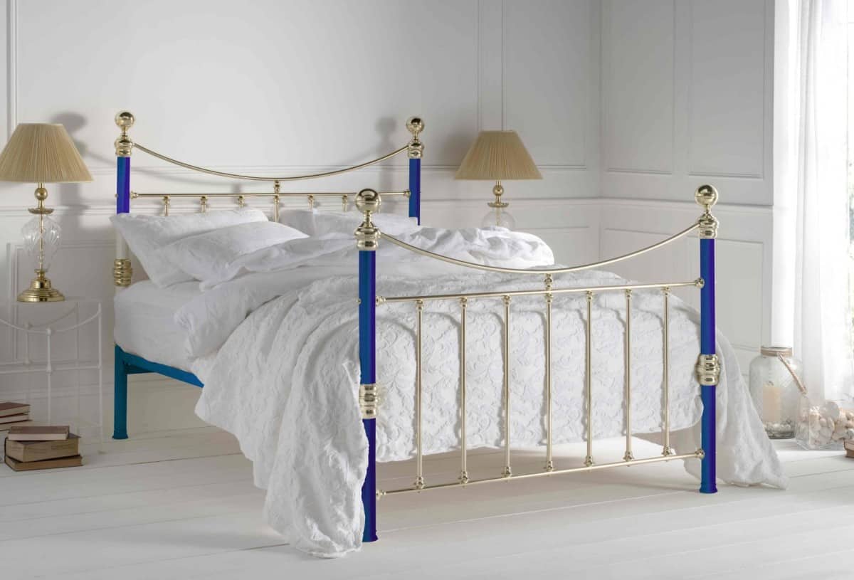 Elizabeth iron and brass bed