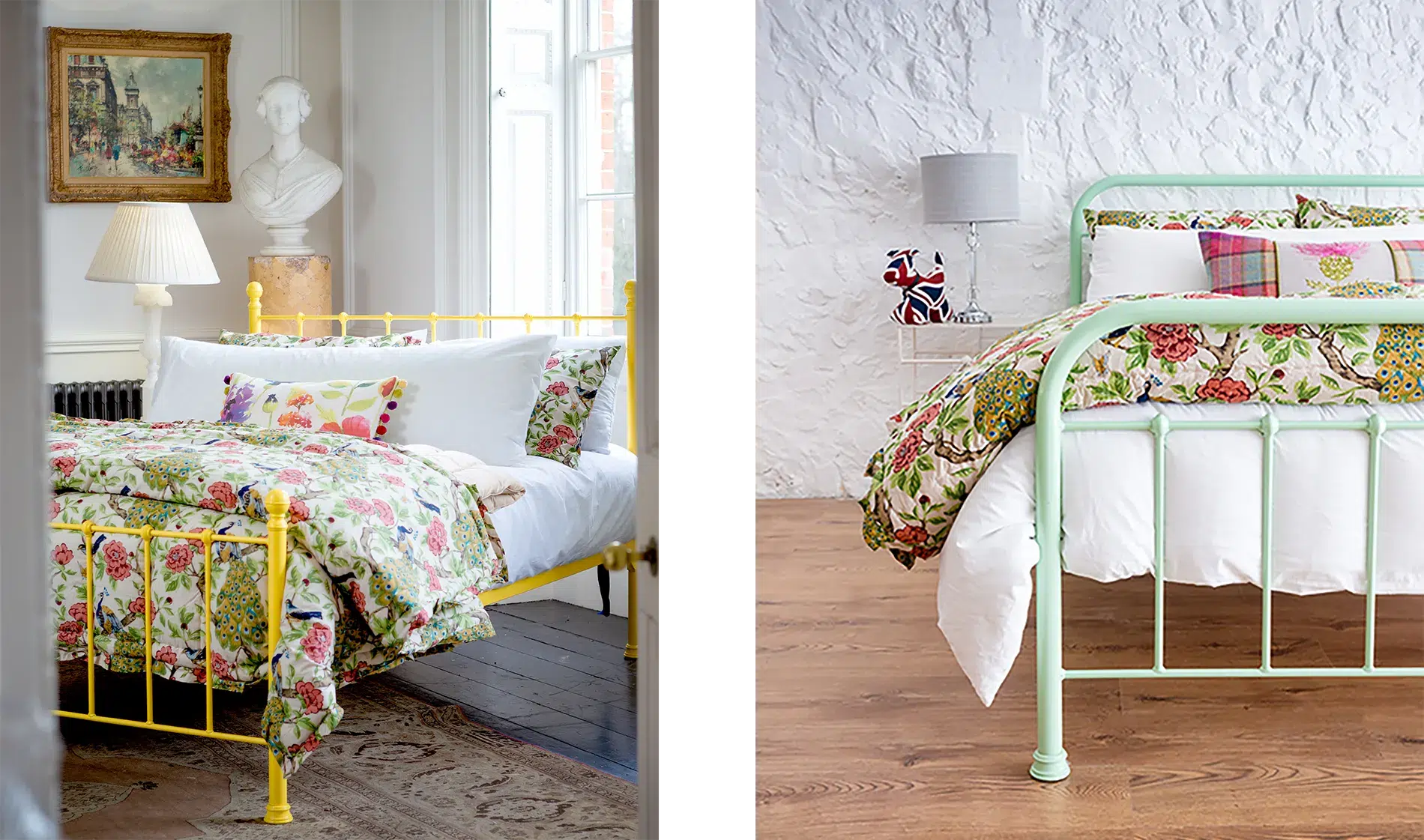 Bespoke Coloured Iron Beds