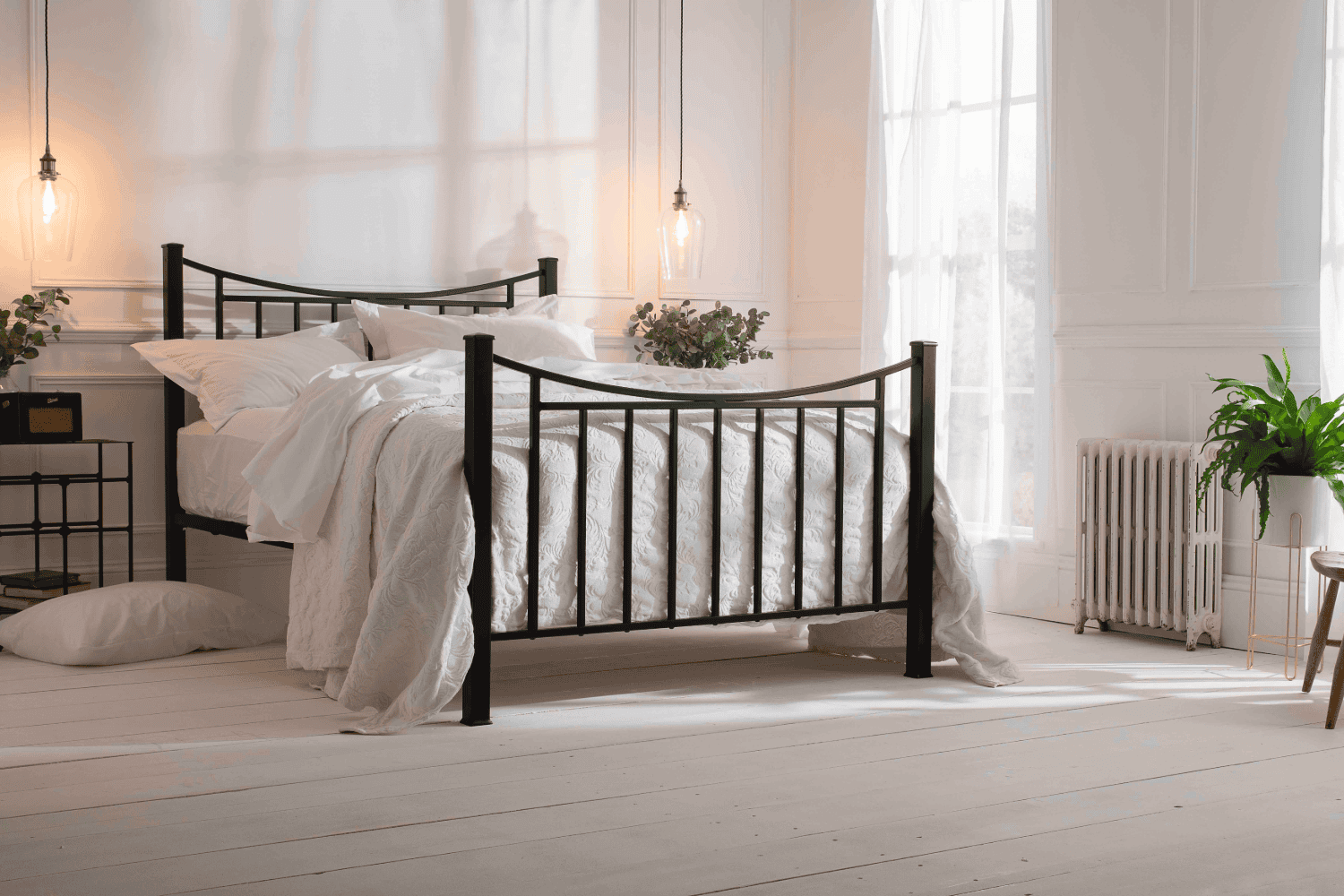 iron bed frame
